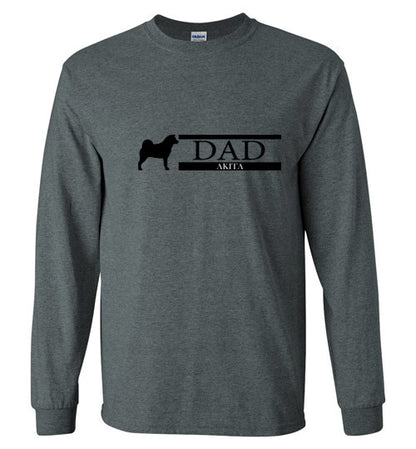 Akita Dad Unisex Long Sleeve T-Shirt