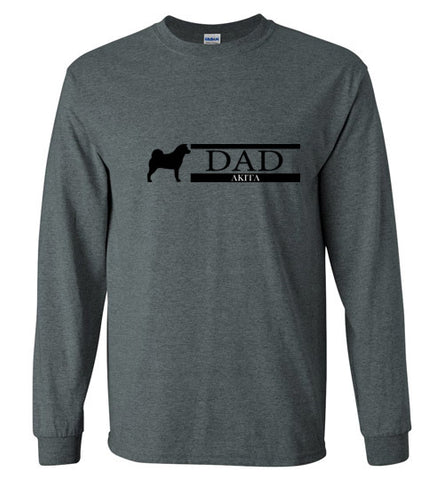 Akita Dad Unisex Long Sleeve T-Shirt