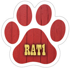 Dog Sport Mini 3" Paw Magnet