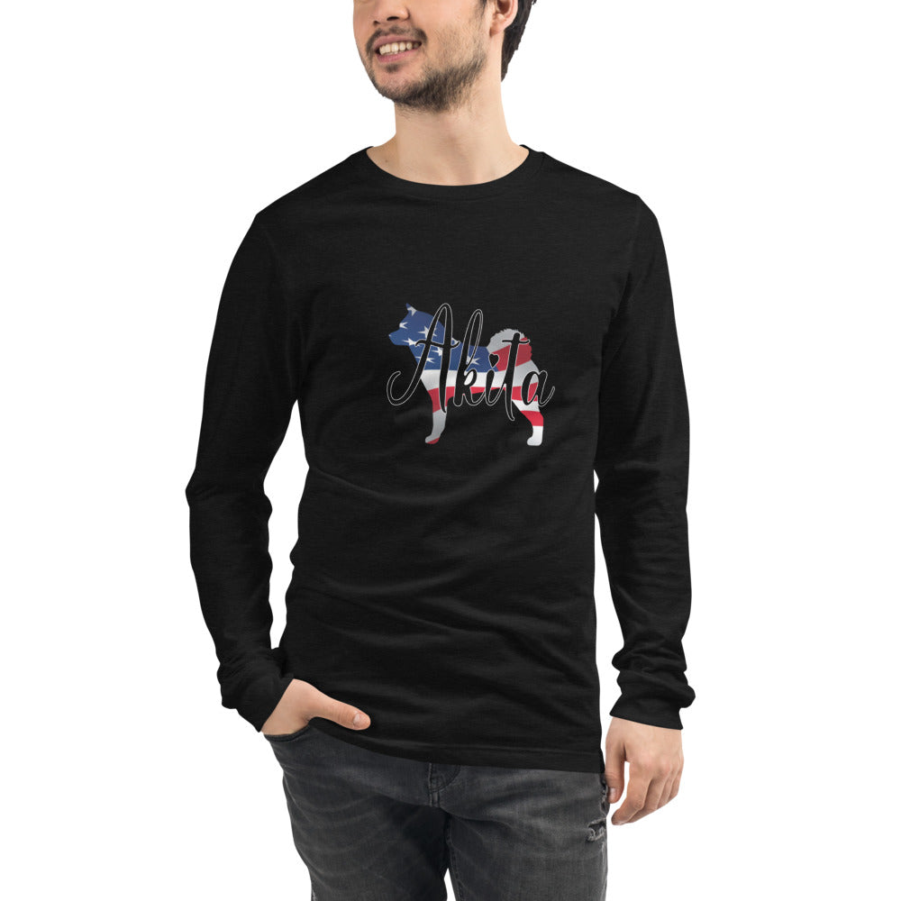 USA Akita Unisex Long Sleeve Tee