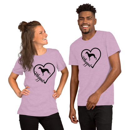 Whippet Heart Short-Sleeve Unisex T-Shirt