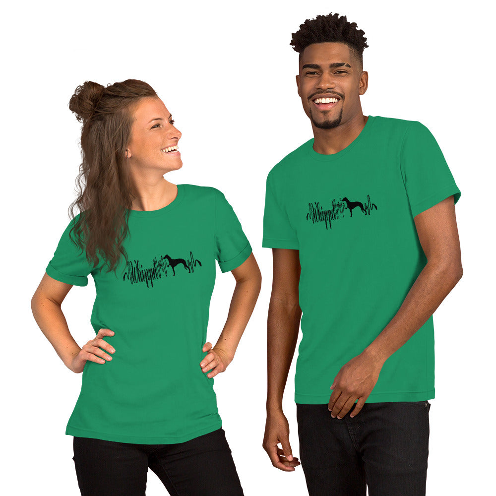 Whippet Heartbeat Short-Sleeve Unisex T-Shirt