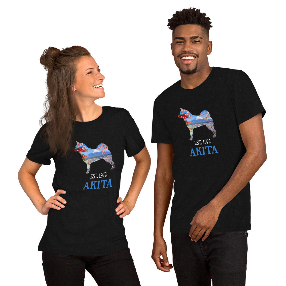 Est. 1972 Akita Unisex t-shirt