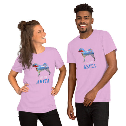 Est. 1972 Akita Unisex t-shirt