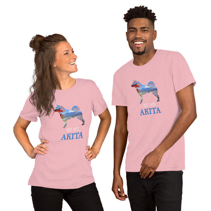 Est. 1972 Akita Unisex t-shirt